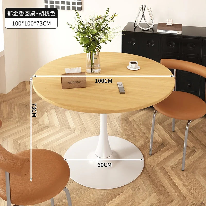 Minimalist Round Restaurant Chairs Italian Kitchen Indoor Camping Restaurant Chairs Modern Library Cadeiras De Jantar Furniture