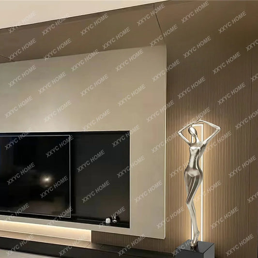 TV Cabinet Light Luxury Sculpture Art Abstract Decoration Modern Home Wine Cabinet Decoration Hallway Housewarming Gifts