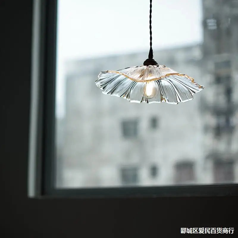 WELTIG Modern Flower Glass Pendant Lights