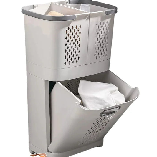 Laundry Basket Bathroom Clothes Storage Basket Household Classification Laundry Basket Bathroom Storage Rack Large