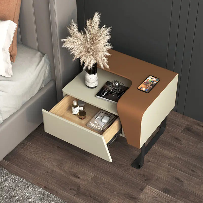 Dressers Bedside Table Modern Nordic Side Cabinet Luxury Low Nightstand Wood Mesitas De Noche Para El Dormitorio Home Furniture