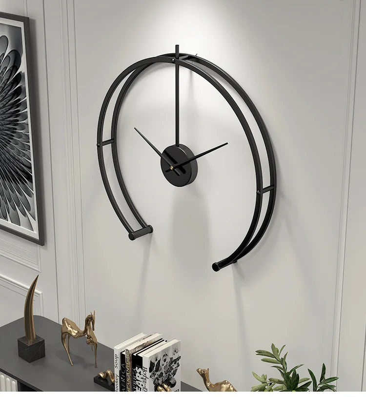 Luxury Metal Modern Wall Clock Silent Clocks Wall Home Decor Large 50cm 3d Wall Watches Bedroom Living Room Decoration Gift