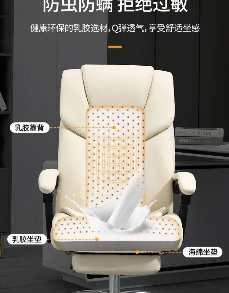 Korean Mobile Office Chairs Roller Leather Ergonomic Pillow Modern Gaming Chair Design Luxury Sillas De Playa Home Furniture