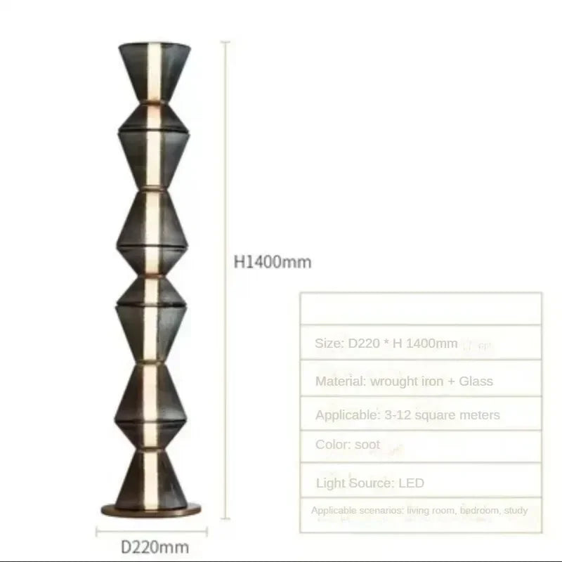 SANDYHA Nordic LED Floor Lamp Luxury Design Pendant Light for Living Dining Room Bedroom Study Home Decor Desk Lighting Fixtures