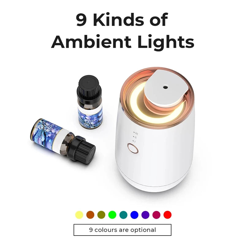 Mini  Air Humidifier Freshener Aroma Diffuser Scent Aromatherapy Machine For Car Aroma Essential Oil Diffuser Home  Fragrance