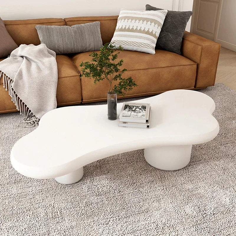 Nordic Modern Coffee Table Luxury Irregular Unique Aesthetic Side Table Minimalist Storage Stolik Kawowy Living Room Accessories