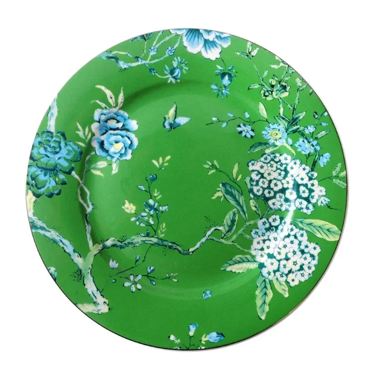 Cuiyu Phoenix Ceramic Nordic Creative Plate Vegetable Plate Household Fruit Western Food Plate Set