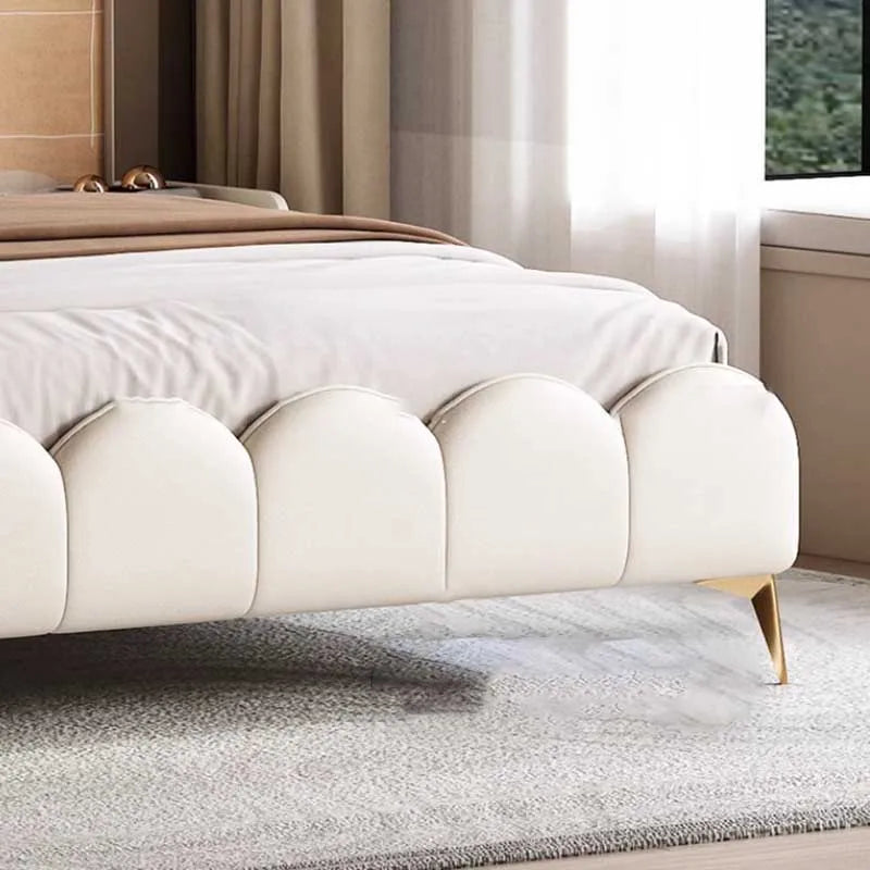 Queen Kids Master Double Bed Modern King White Twin Frame Double Bed Headboard Minimalist Cama Matrimonio Furniture For Bedroom