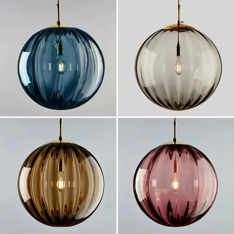 WELTIG Modern Nordic LED Glass Ball Pendant Light