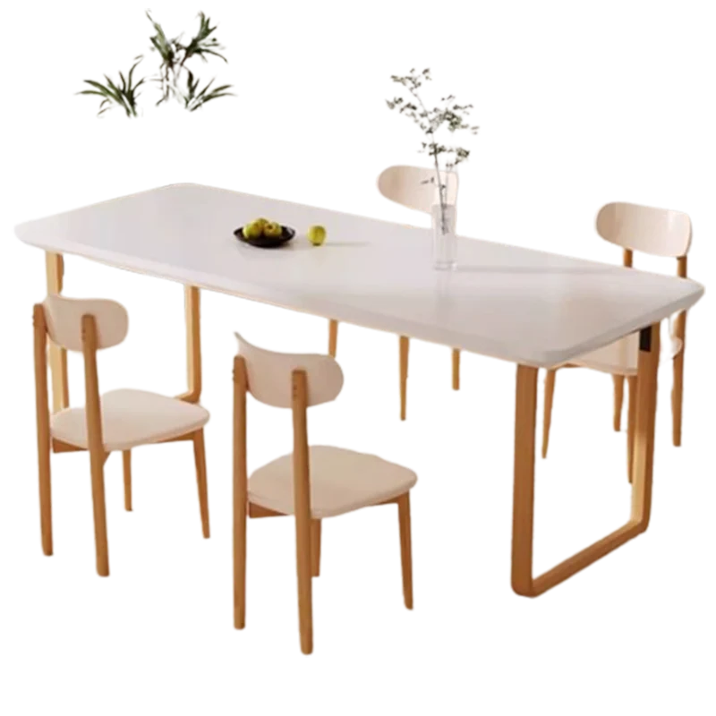 Modern Living Room Table Kitchen Party Floor Space Center Dining Table Restaurant White Nordic Mesas De Comedor Home Furniture