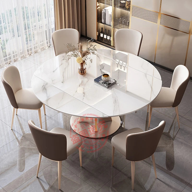 Modern Large Dining Room Set Hotel Nordic Extending Kitchen Table Dining Room Set Patio Muebles De Cocina Home Furnitures