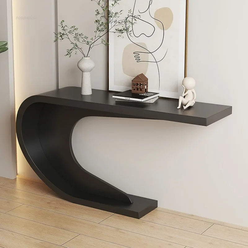 Modern Minimalist Console Table for Living Room Furniture Home Hotel Luxury Decoration Nordic Creative Entryway Tables h