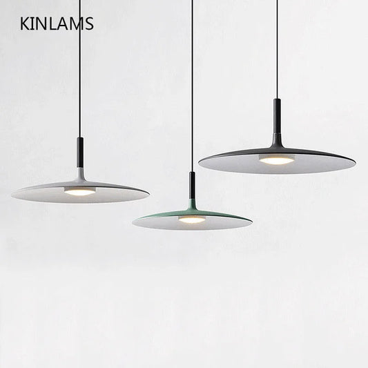 WELTIG LED Nordic UFO Pendant Chandelier – Modern Dining Room Light