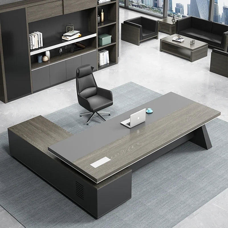 Home Office Desk Corner Minimalist Table Computer Study Offices Bedroom Professional Meuble Bureau Executive Secretary Furniture