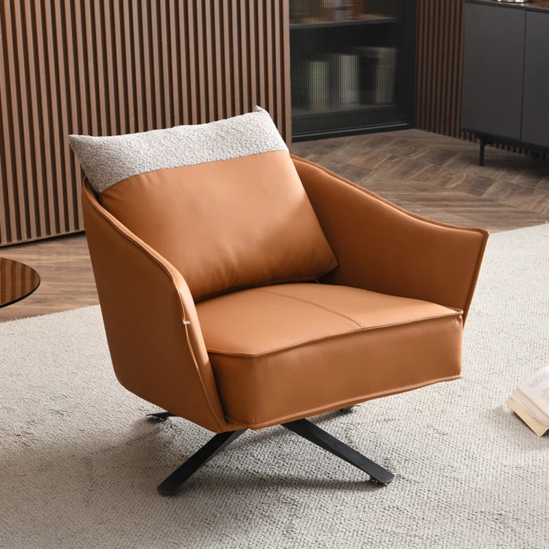 Lazy Sofa Chairs Floor Swivel Bedroom Nordic Salon Lounge Armchair Vanity Gaming Reading Comfy Fauteuil Living Room Furniture