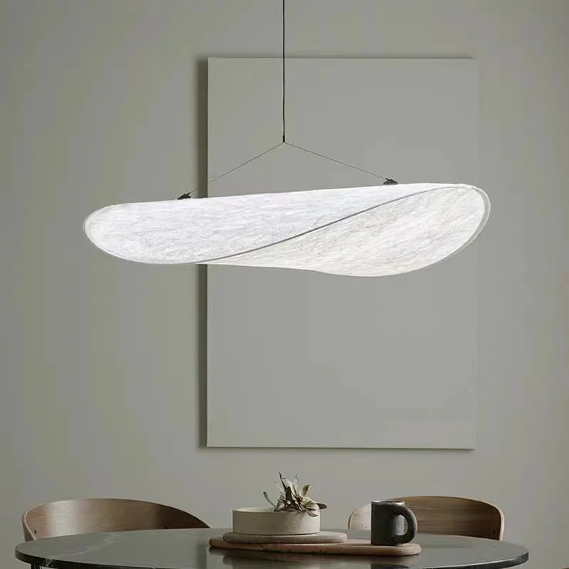 WELTIG Nordic LED Silk Pendant Lamp - Modern Chandelier for Dining & Living Rooms