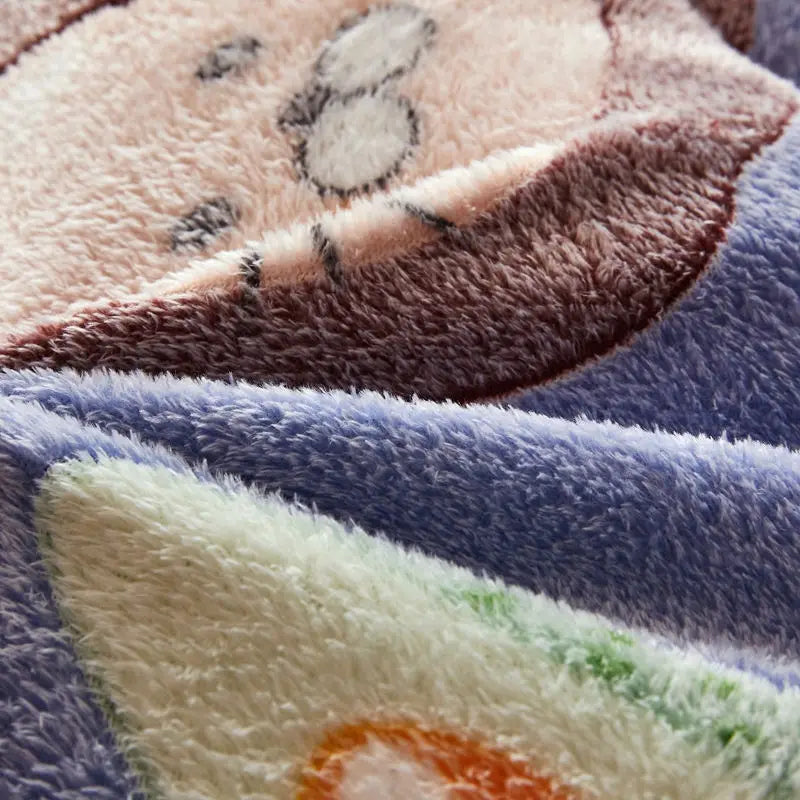 Thickened Winter Blanket Quilt Lamb Wool Double Layer Thick Warm Blanket 150/180/200 Comforter Throw Blankets for Beds