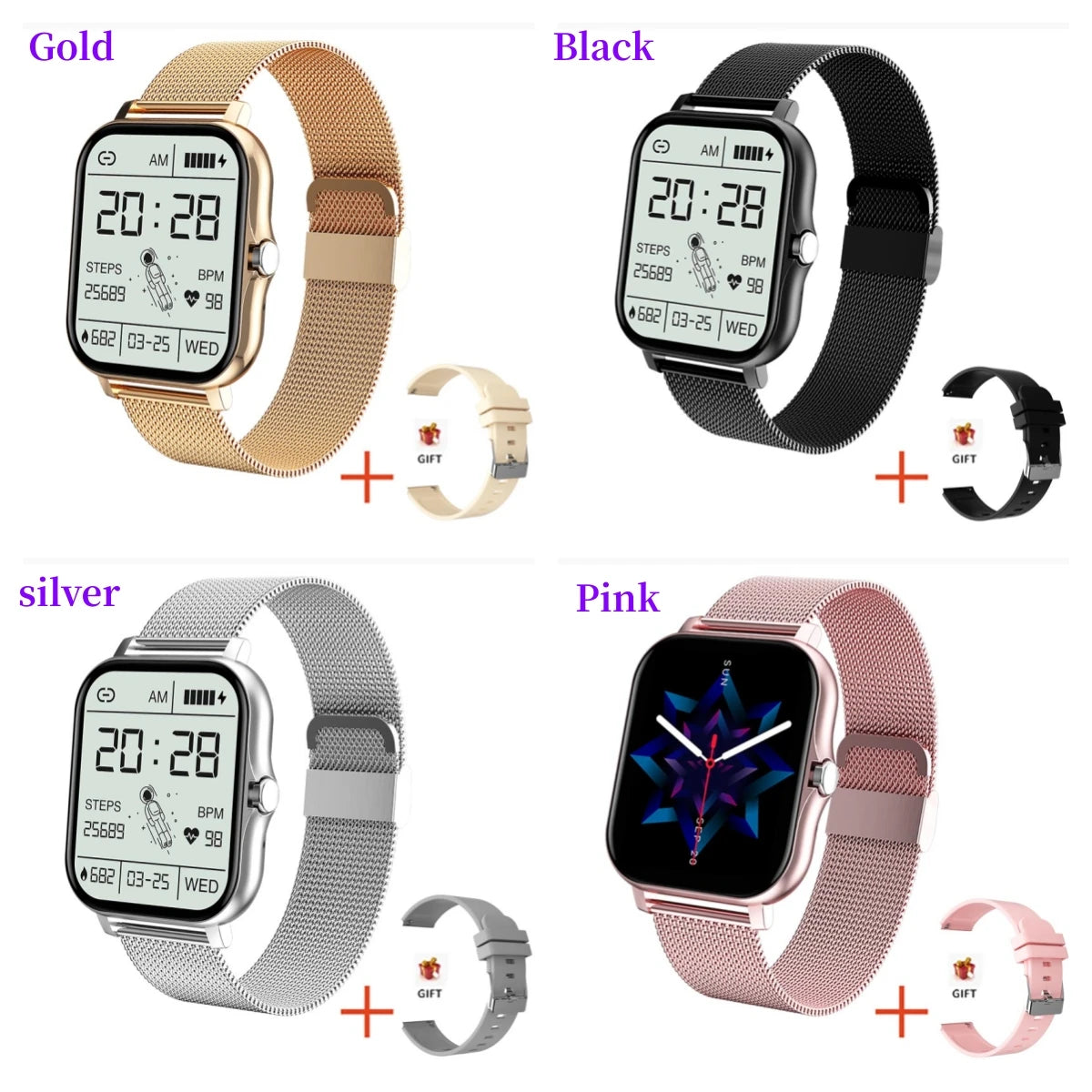 Y13 relojes 2024 Full Touch Sports SmartWatches Men's and Women's Heart Rate Monitoring Fitness Tracker Bluetooth Call