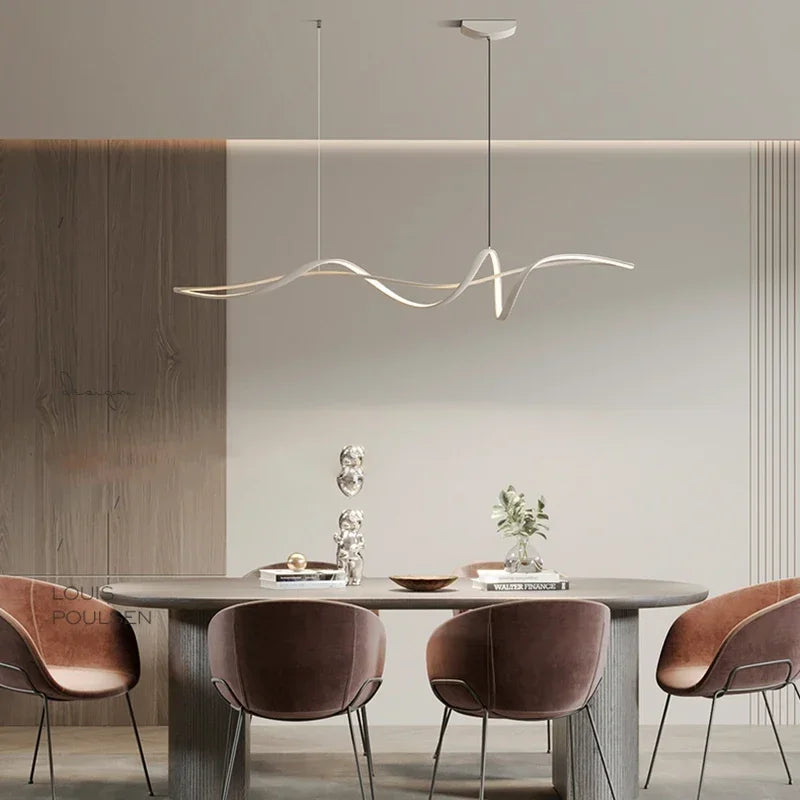 WELTIG Nordic Minimalist LED Pendant Light for Dining & Office Decor