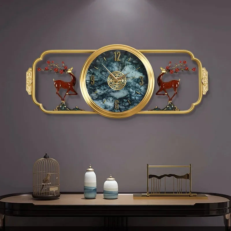 Digital Art Mural Wall Clocks Luxury Big Size Kitchen Modern Wooden Interior Clock Wall Aesthetic Reloj De Pared Wall Decor