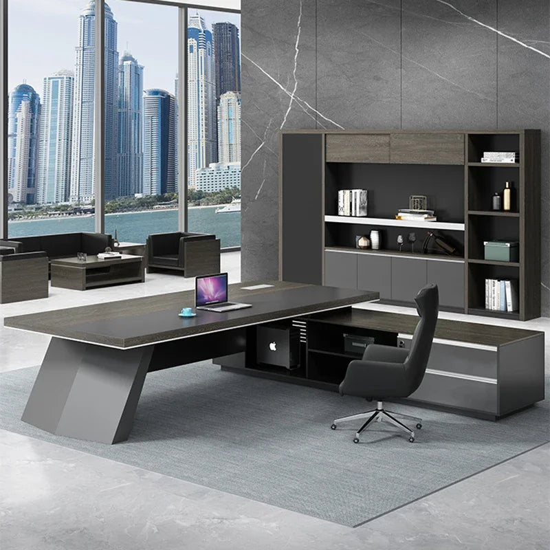 Home Office Desk Corner Minimalist Table Computer Study Offices Bedroom Professional Meuble Bureau Executive Secretary Furniture