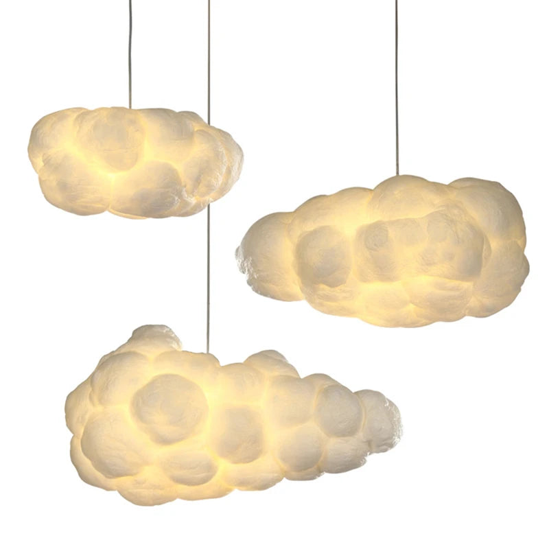 WELTIG Nordic Cloud Pendant Light – LED Decor for Home & Kids