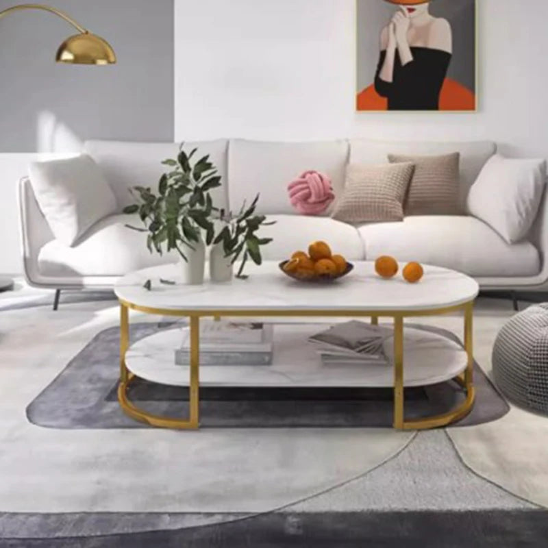 Simple Aesthetic Coffee Table Space Saving White Designer Coffee Table Modern Design Mesas De Centro Para Sala Furniture