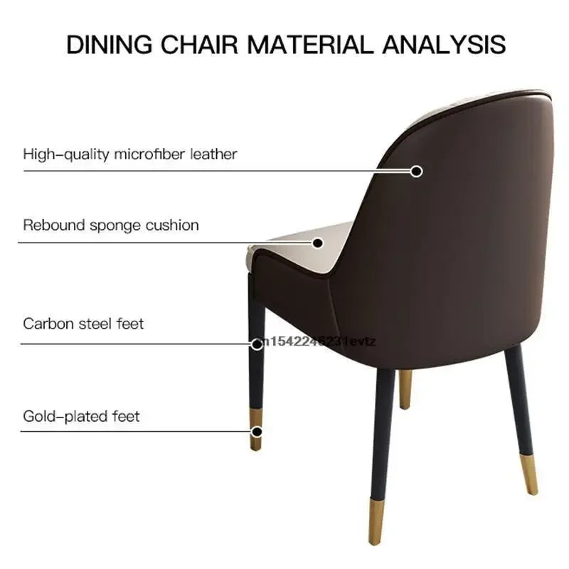 Modern Dining Table Furniture Round Dining  Light Luxury Dining Table Room Set Home Furniture Kitchen Table 4 Chairs