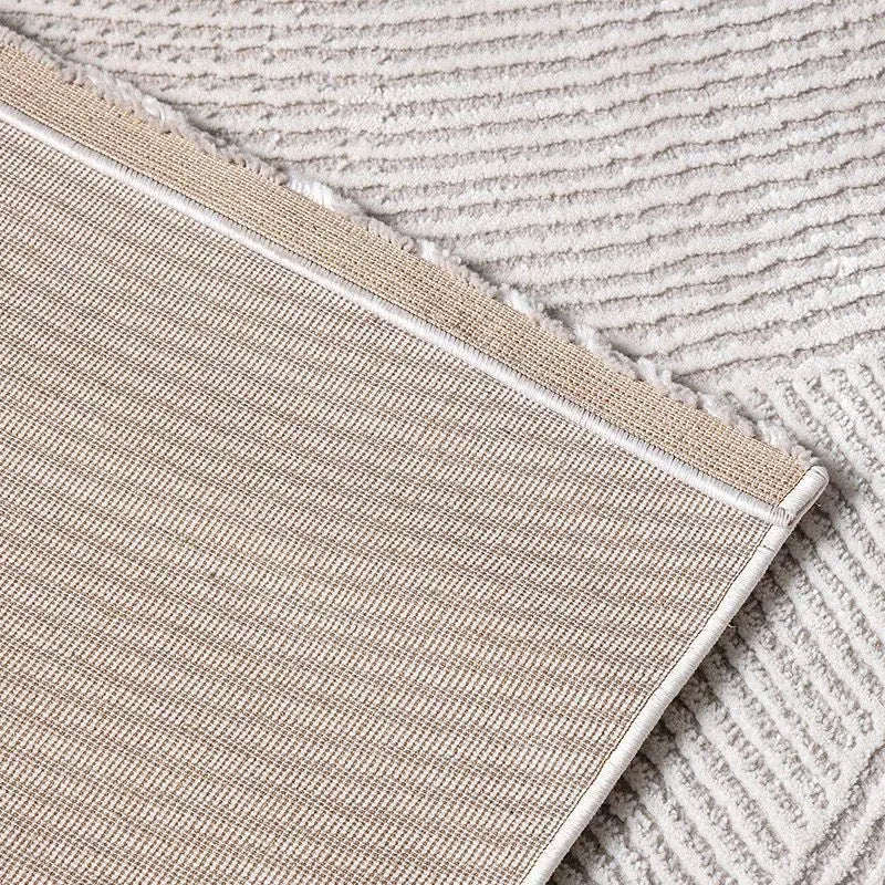 Grey Stripe Decoration Carpet Light Luxury Living Room Rugs Minimalism Bedroom Decor Floor Mat Large Size Lounge Rug 160x230cm