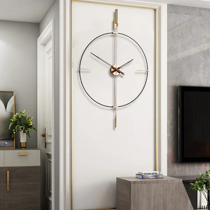 Luxury Wall Clock Minimalist Creative Big  Alarm Clocks Office Silent Bedroom Reloj Living Room Decoration reloj de pared