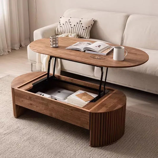 Storage Bedroom Coffee Table Trau Modern Organizer Mobile Living Coffe Table Mesa Lateral Minimalist Kaffee Tische Furniture