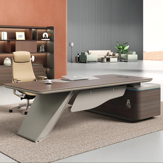 Organizers Standing Office Desk Reception Executive Supplies Modern Computer Desks Floor European Mesa Escritorio Furnitures