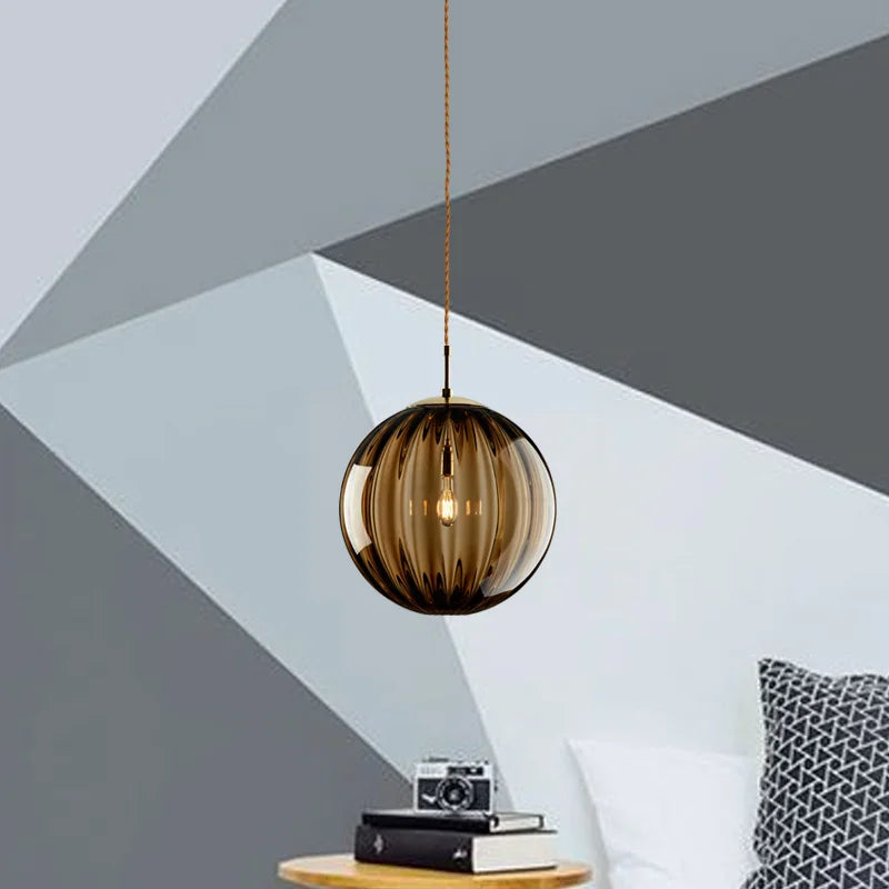 WELTIG Modern Nordic LED Glass Ball Pendant Light