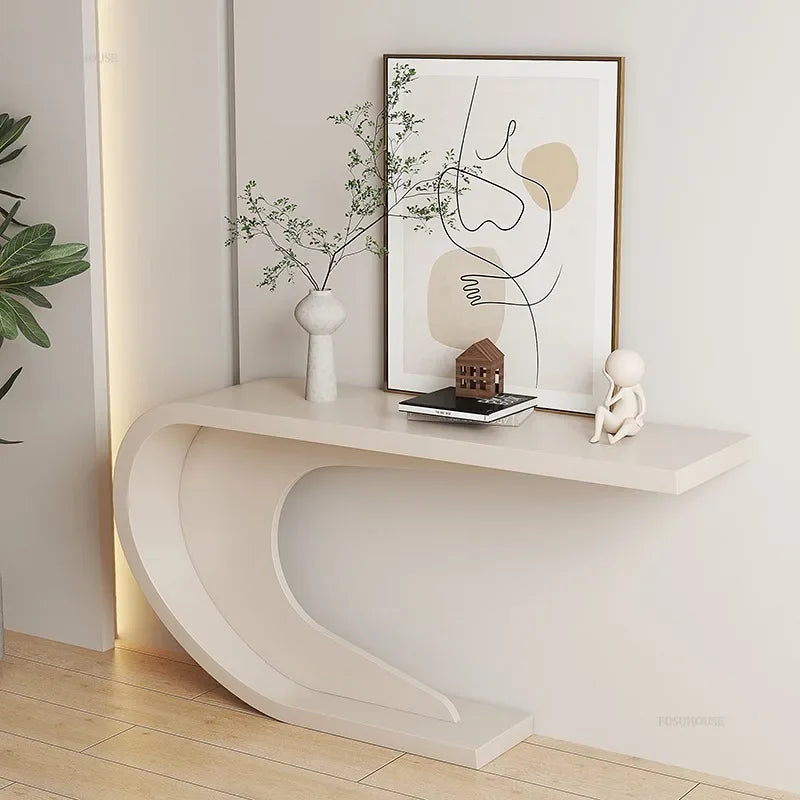 Modern Minimalist Console Table for Living Room Furniture Home Hotel Luxury Decoration Nordic Creative Entryway Tables h