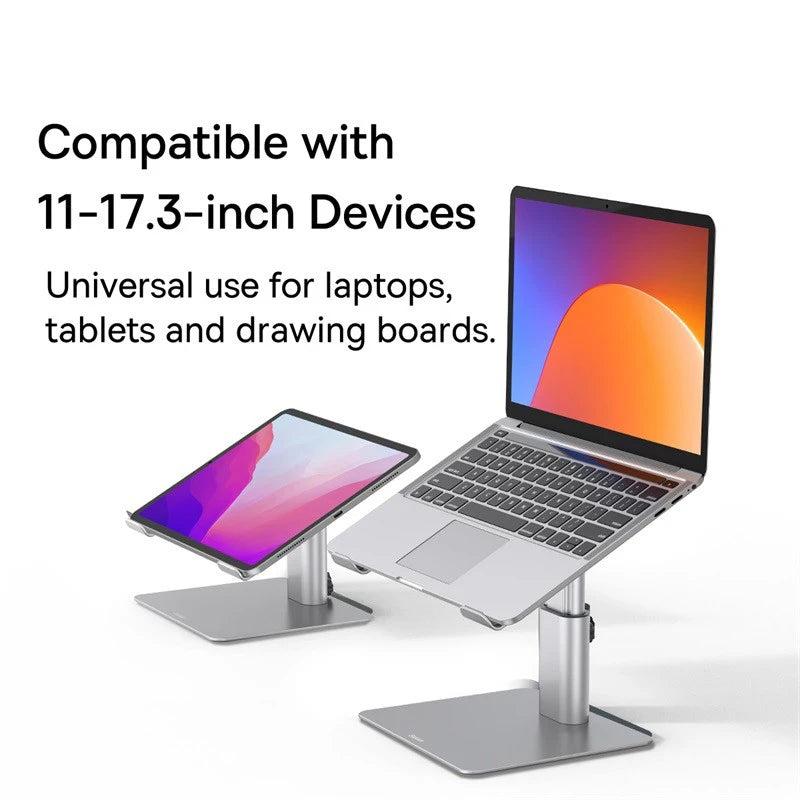 Baseus Laptop Stand for Macbook Air Pro Foldable Aluminum Vertical Notebook Stand Scalable Adjustable Support Tablet Kickstand