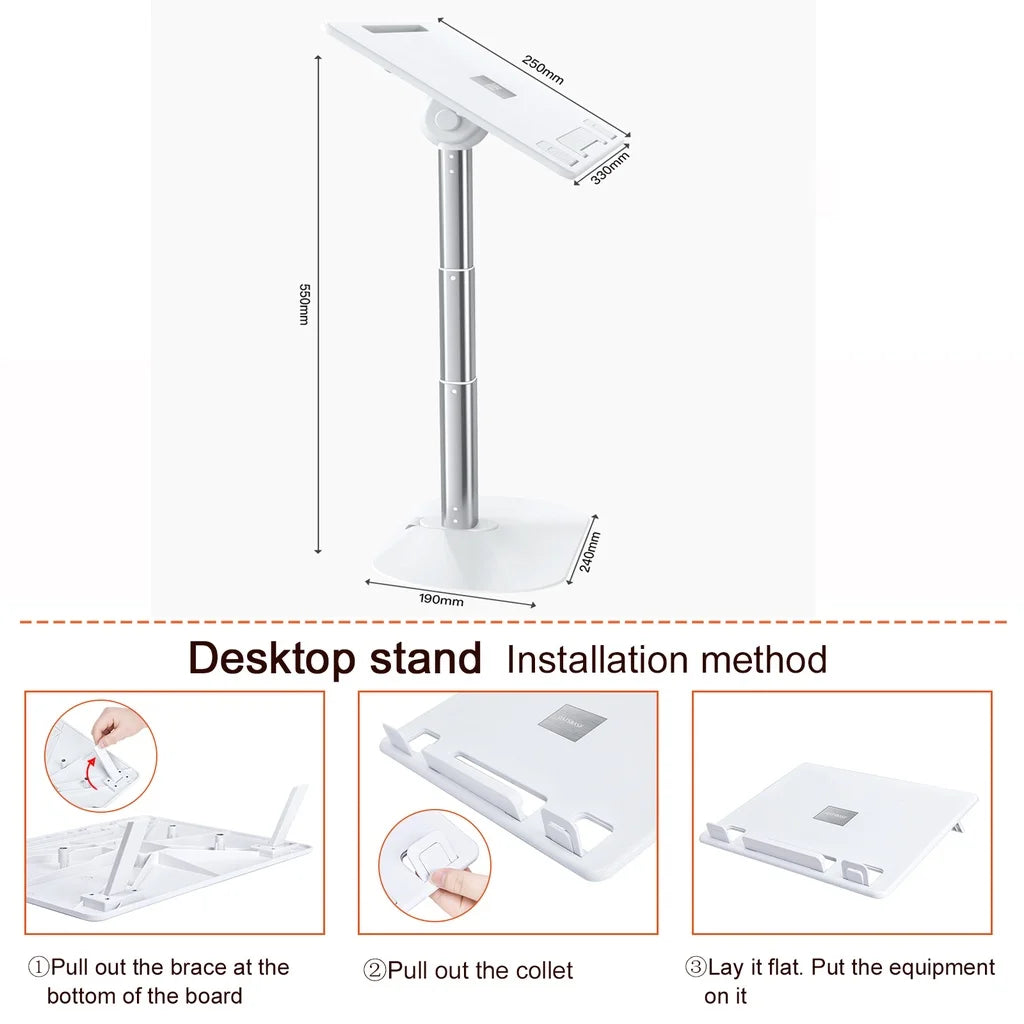 OATSBASF Foldable Laptop Stand For Macbook Air Pro Xiaomi Tablet PC Portable Cooling Bracket Notebook Stand Laptop Accessories