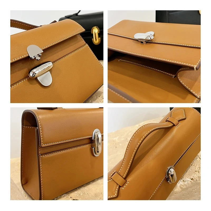 Jamhoo High Quality Leather Top Handle Satchel Purse Bags for Women 2024 Brand Designer Luxury Clutch Handbags Tote Bag