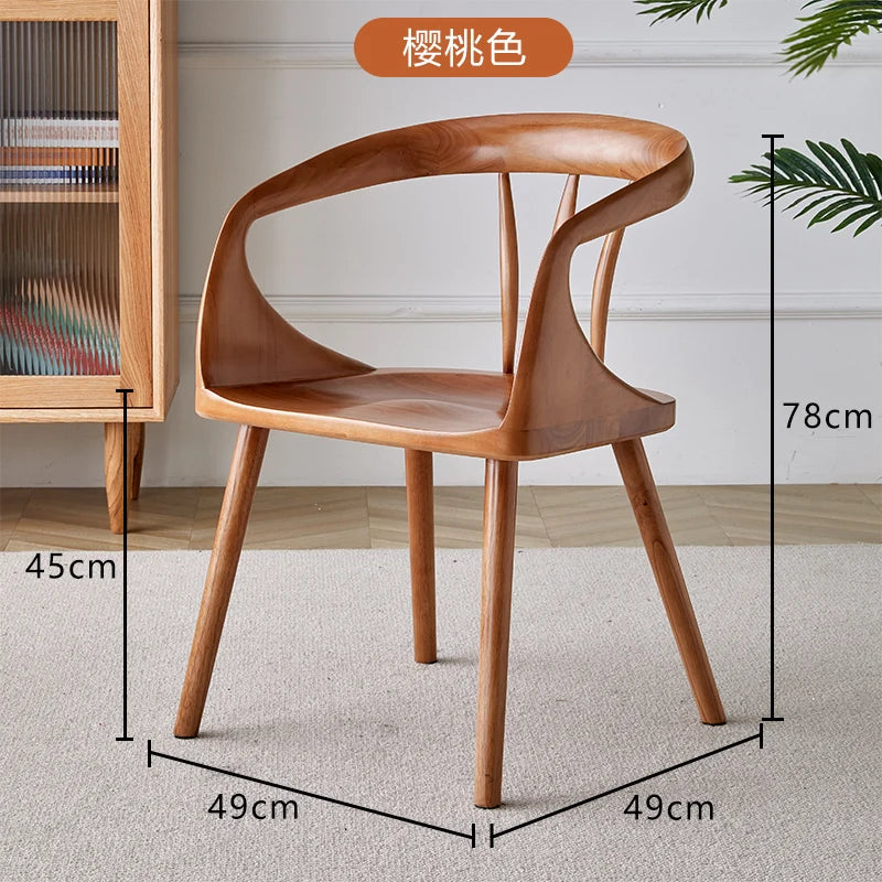 Support Work Naughty Chair Pillow Seat Pad Back Meditation Mid Century Modern Chair Wooden Silla Minimalista Office Furniture