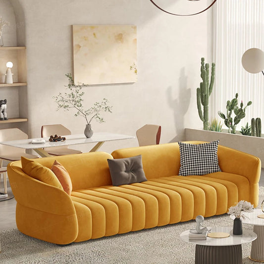 Lounge Curved Living Room Sofas Bedroom Modern Nordic Luxury Living Room Sofas Puff Sofabed Fauteuil De Chambre House Furniture