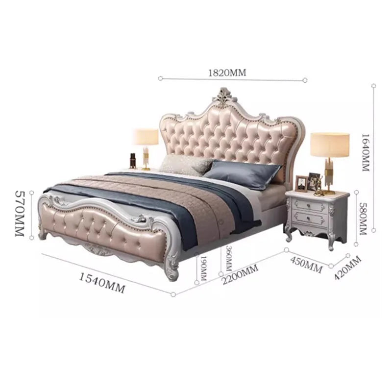 Aesthetic Leg Support Bed Wood Twin Floor Multifunctional Bed Frames Headboard Cama De Lujo Para Dormitorio Bedroom Furniture