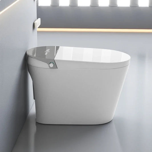 luxury high quality 110V 220 V electric intelligent auto flush one piece wc toilet bowl automatic smart toilet