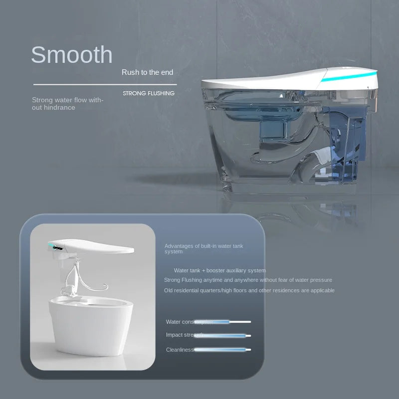 Inteliigent Bathroom Intelligence Smart Siphon Bidet Wc Intelligent Bowl Toilet