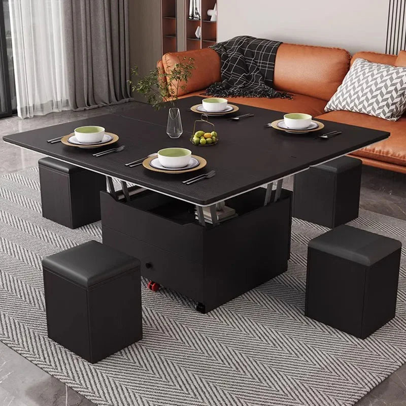 Designer Rectangle Coffee Tables Adjustable Storage Floor Nordic Coffee Table Living Room Hotel Mesa Auxiliar Home Furniture