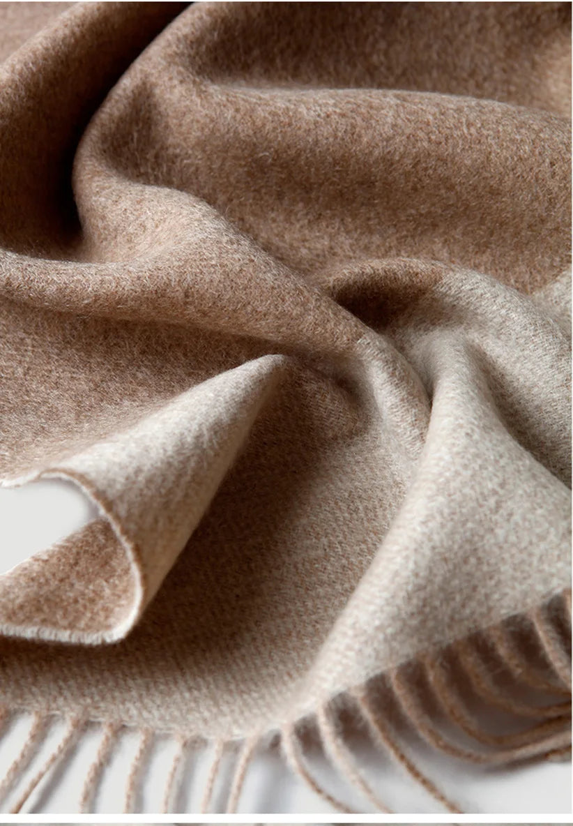 Luxury 100% Cashmere Blanket Shawl With Tissue Wool Soft Warm Cover Sofa Throw Bedspread Travel Nap Blanket Home Decoratation