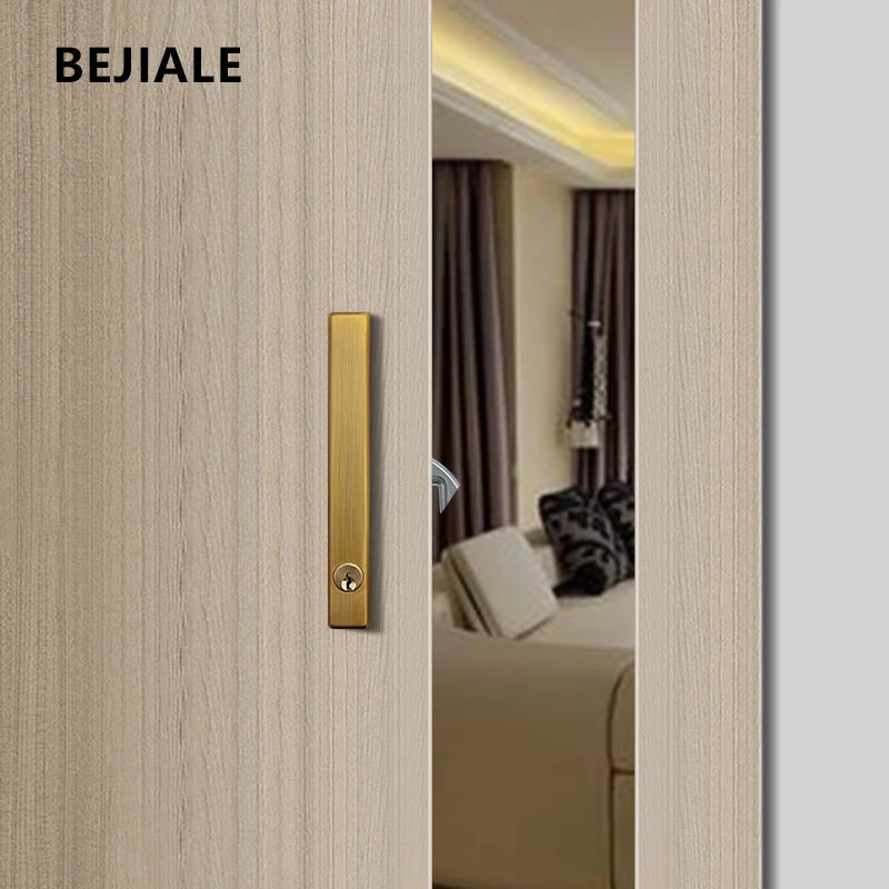 Minimalist Shift Door Lock Modern Simple Kitchen Sliding Door Lock Indoor Door Universal Bathroom Lock Wooden Door Hook Lock