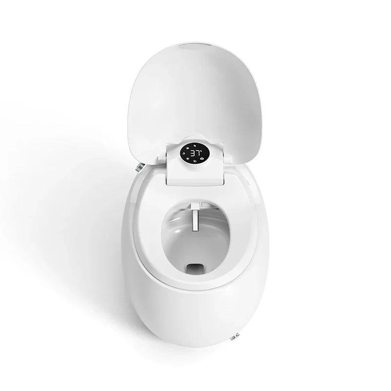 release sanitary ware bath set one piece smart wc egg shape auto intelligent toilet with woman bidet automatic flush