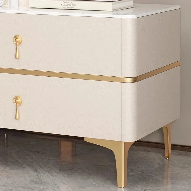 Minimalist White Night Table Bedroom Modern Storage Drawer Bedside Table Luxury Trendy Mesa De Cabeceira Para Quarto Furniture