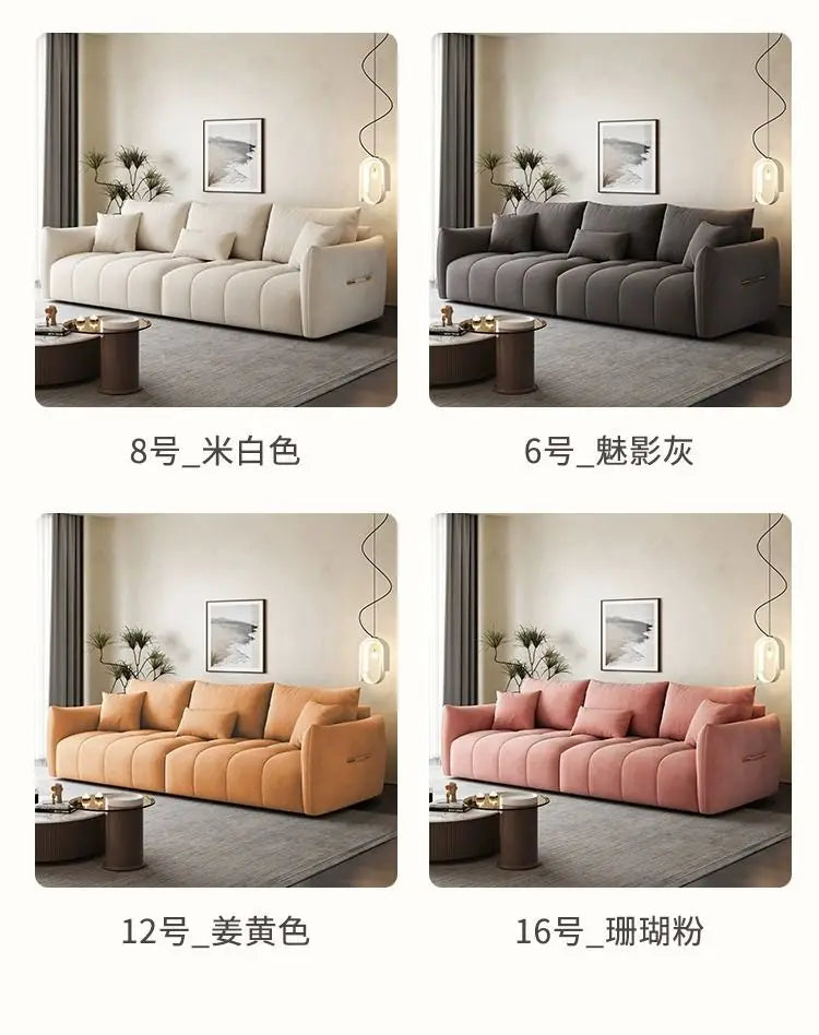 Foam Sponge Sofa Decoration Anti Slip Waterproof Decorative Pillows Room Relax Couch Ergonomic Muebles Salon luxury Furniture