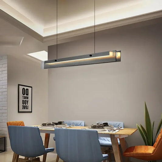 Modern Minimalist Style LED Chandelier for Living  Room Restaurant Kitchen Bar Coffee Tables Home Decor Hanging Light Fixture