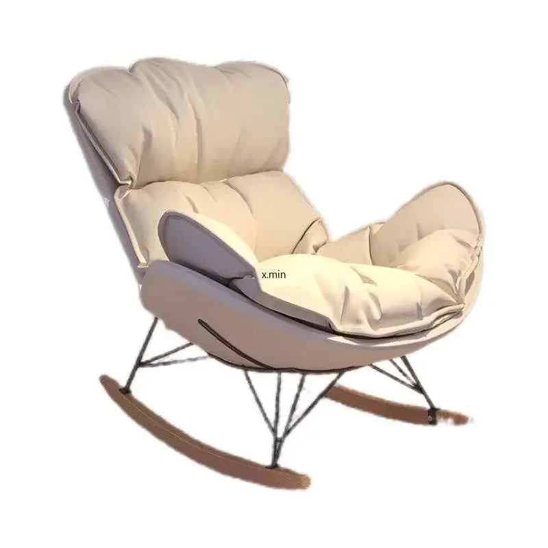 Rocking Chair Reclining Chair Adult Living Room   Home Single Lounge Lazy Sofa Lobster Snail Chair  Furniture كرسي استرخاء